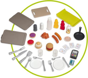 Дитячий ігровий будиночок Smoby Life Chef (124x132x135 см) з кухнею та прилавком, вуличний, з переробленого пластику, для дітей від 2 років