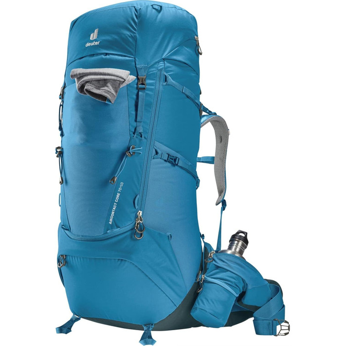 Туристичний рюкзак Deuter Aircontact Core 70+10 л, Reef-Ink, для трекінгу