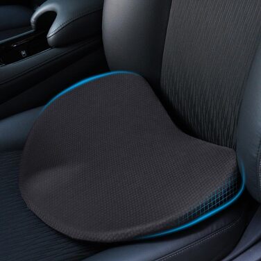 Подушка-клинок Ainiv для авто з піною Memory Foam: ергономічна підтримка спини для водія, комфорт у подорожах