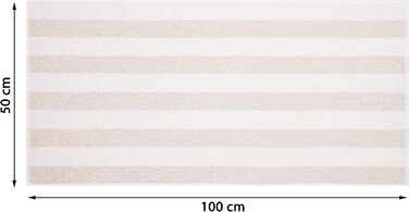 Рушники ZOLLNER 4 шт, 50x100 см, 100% бавовна, 380 г/м², бежеві