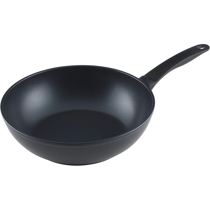 Wok KUHN RIKON Easy Induction 28 см, антипригарний, алюмінієвий, для індукції, чорний