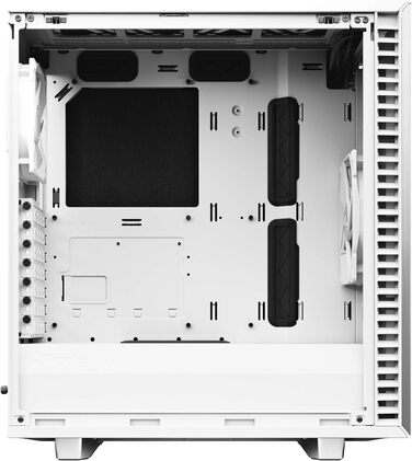 Корпус Fractal Design Define 7 Compact White ATX, алюміній/сталь, шумоізольований, білий, для тихого ПК