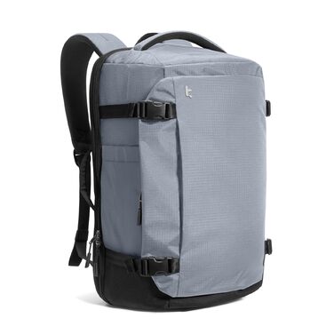 Дорожній рюкзак tomtoc 28L/40L для подорожей та перельотів, TSA-сумісна ручна поклажа, сірий Ripstop
