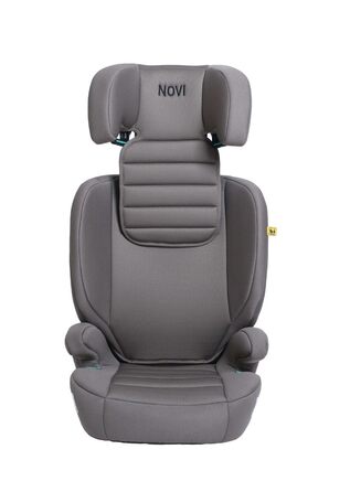 Дитяче автокрісло Novi Baby James Premium i-Size, 3,5-12 років, 100-150 см, регульована підставка, знімна спинка, регульований підголівник, чорне