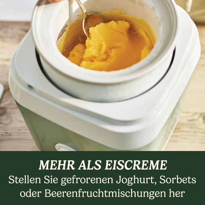 Машина для приготування морозива та десертів Cuisinart ICE31U, домашній автомат для джелато, сорбету, замороженого йогурту, легкий фісташковий колір
