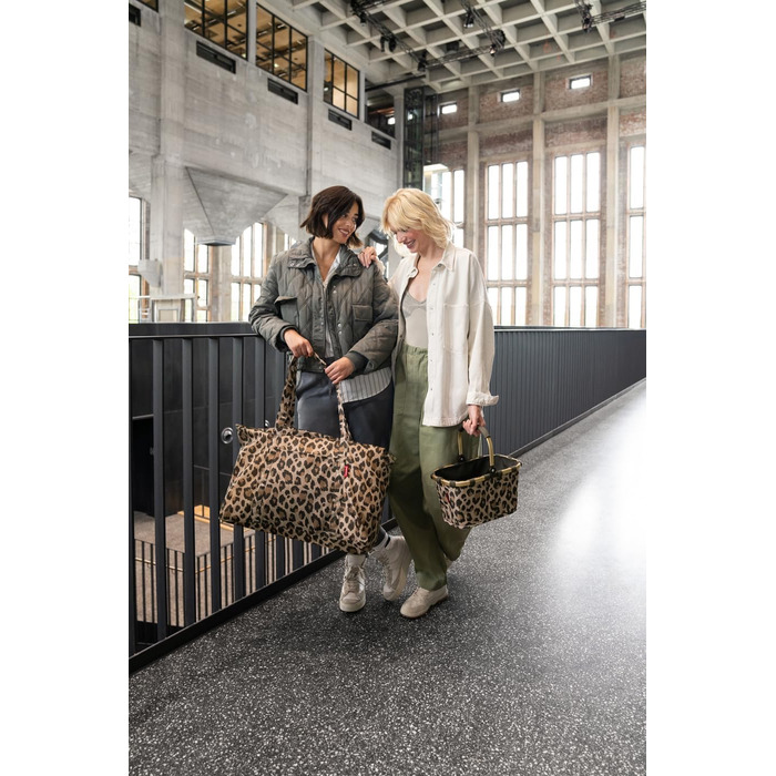 Сумка-шопер Reisenthel CarryBag XS Leo Macchiato – Стабільний кошик XS з практичною внутрішньою кишенею, водонепроникний дизайн