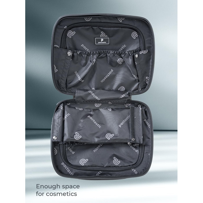 Косметичний кейс Pactastic з жорстким корпусом, поліпропілен, 34x17x27 см, для ручної поклажі, з функцією кріплення на валізу