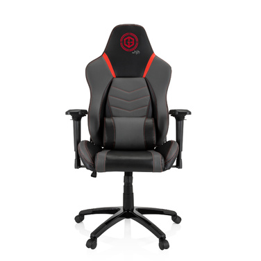 Ігрове крісло / Офісне крісло GAMEBREAKER POLARYS I Leatherette Grey / Red HJH OFFICE