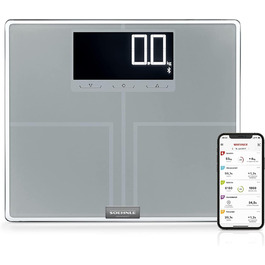 Цифрова вага Soehnle Shape Sense Connect 200 з Bluetooth для аналізу складу тіла, BIA, точний розрахунок калорій