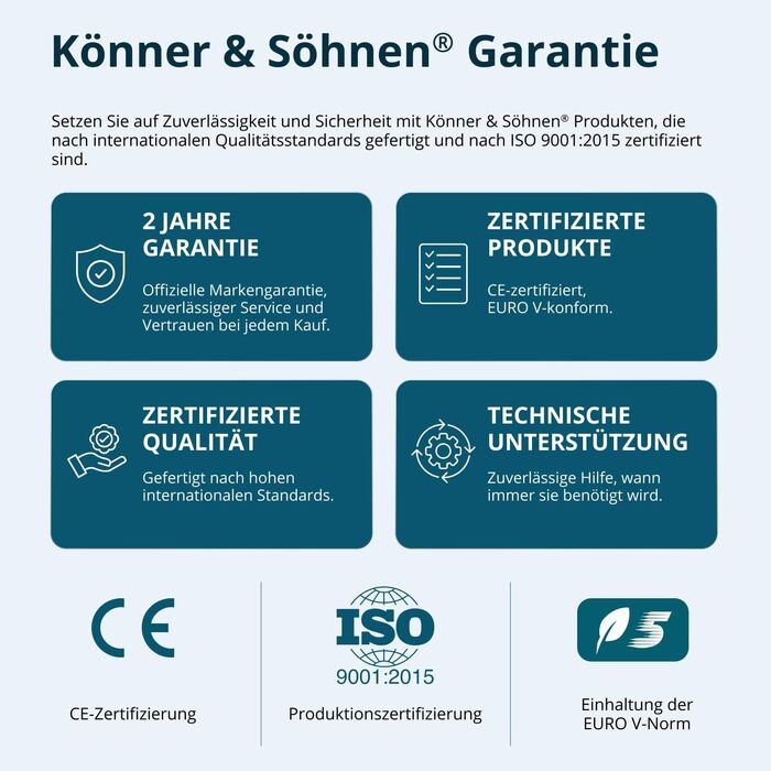 Інверторний бензиновий генератор Könner & Söhnen KS 4500i, потужність 4.5 кВт, чорний
