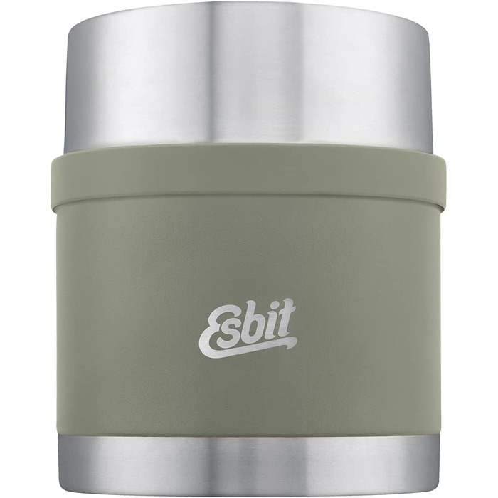 Термоконтейнер Esbit Sculptor 500 мл для їжі, з нержавіючої сталі, сірий, для гарячих і холодних страв