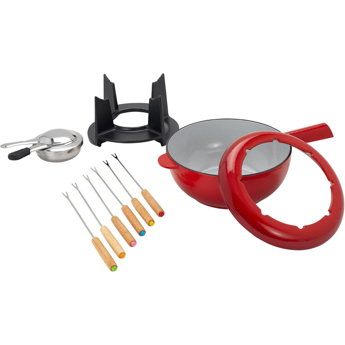 Набір для фондю ZWILLING Cast Iron чавунний, червоний (Getaway Solids), 1003156
