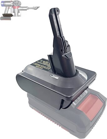 Адаптер акумулятора URUN EIN18V8 для Dyson V8, сумісний з акумуляторами Einhell 18V, для пилососів Dyson V8 Animal/Absolute (тільки адаптер)