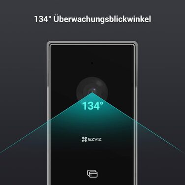 EZVIZ HP5 Wi-Fi відеодомофон з камерою, водостійкий дзвінок, двосторонній аудіозв'язок, 7