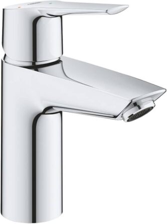 Змішувач для ванної кімнати Grohe Start, енергозберігаючий, з холодною водою в середній позиції, з поп-ап зливом, 17 см, хром, 23551002 S (198 мм)