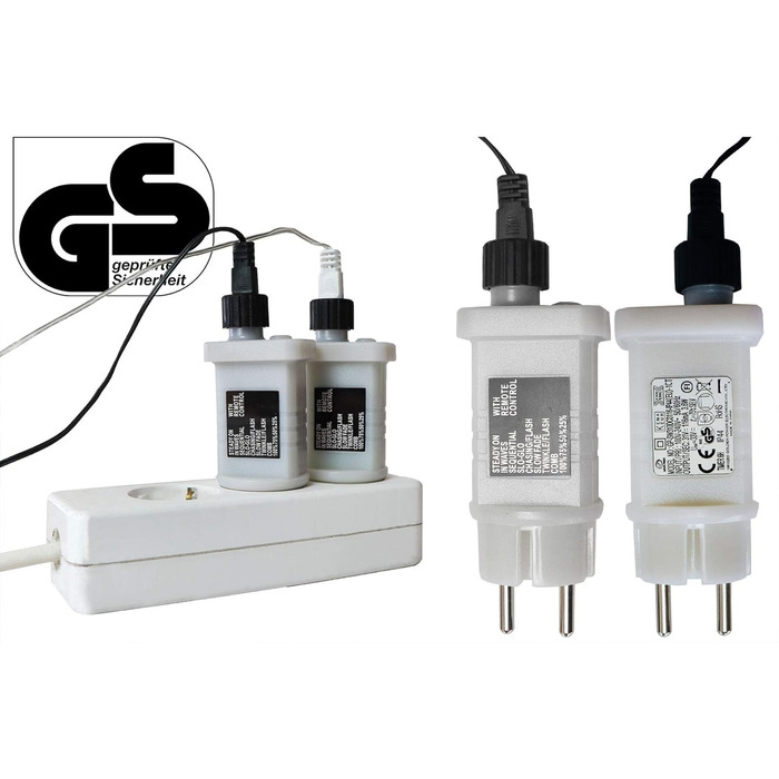 Гірлянда Gartenpirat 960 LED, тепле біле/бурштинове світло, для вулиці, 76 м, зелений кабель, таймер, пульт, режими, диммер