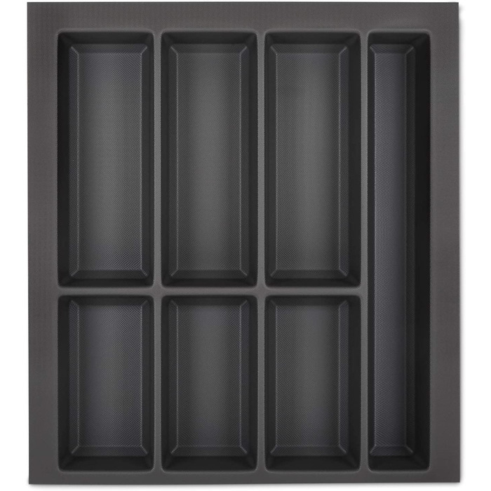Лоток для столових приборів Orga-Box VII, базальтово-сірий, 426x474 мм, для шухляд Siematic, Schüller, Beeck, корпус 500 мм