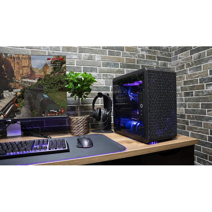 Корпус Cooler Master MasterBox Q500L ATX Mini Tower з прозорою бічною панеллю, організацією кабелів і багатьма варіантами охолодження
