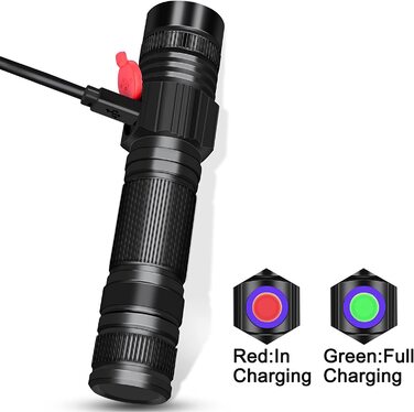 Ультрафіолетовий ліхтарик DARKBEAM 395нм, USB-зарядка, компактний, для виявлення плям тварин, затвердіння смоли, 2 шт.