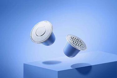 Bluecup багаторазові капсули для Nespresso Original Line, стартовий набір (2 капсули, 100 кришечок)