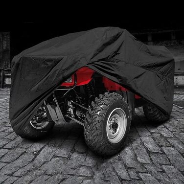 Чохол для квадроцикла ANFTOP 210D, водонепроникний, захист від пилу та УФ, чорний, розмір XXXL (256×110×120 см)