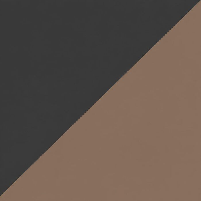 Комплект постільної білизни Leonado Vicenti Cashmere-Touch Teddy Plüsch, 2-частинний, 135x200 см, теплий зимовий фліс Coral Fleece, ефект вельвету, двосторонній (Коричневий - Антрацит)