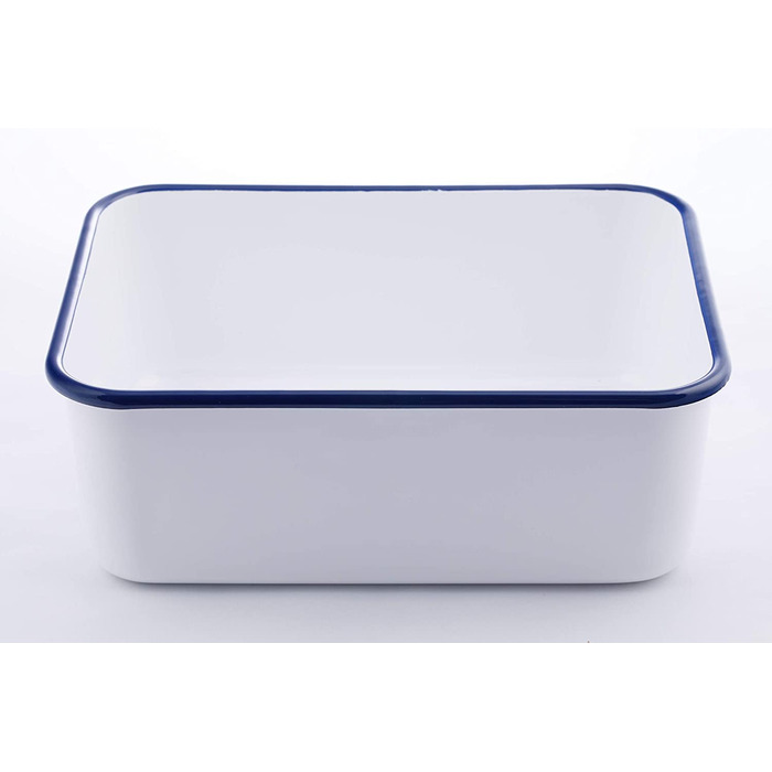 Емальований контейнер HoneyWare CLASSIC LINE 2,8 л з кришкою, висока, для зберігання їжі, термостійкий до 400°C, підходить для духовки, плити, гриля