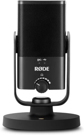 Мікрофон RØDE NT-USB Mini студійний конденсаторний USB для подкастингу, стрімінгу, геймінгу, музики, вокалу та інструментів, чорний