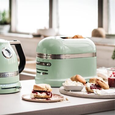 Тостер KitchenAid Artisan 5KMT2204, 2 відділення, колір Фісташка - професійний тостер для дому