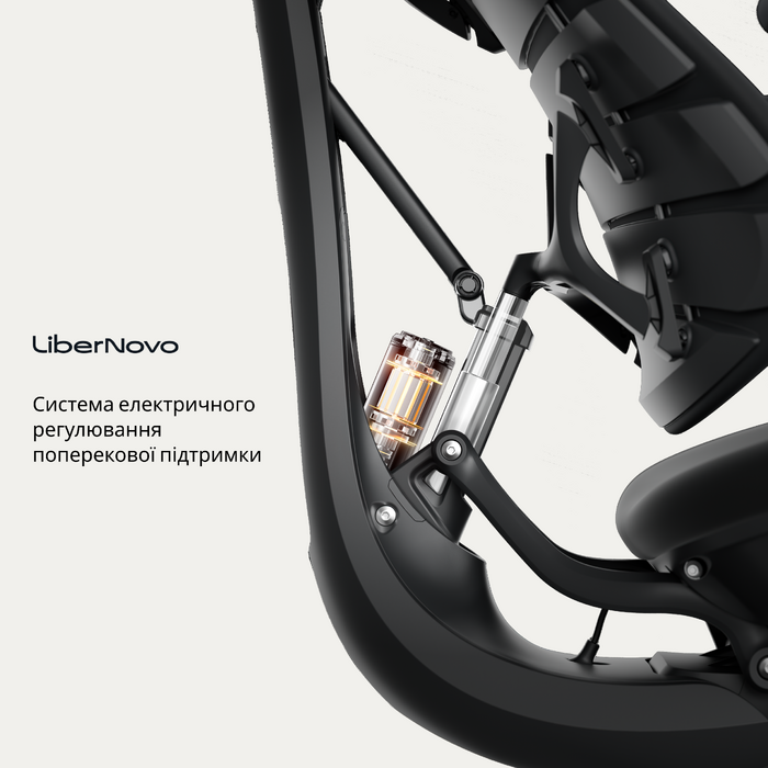 Крісло офісне ергономічне LiberNovo Omni Gen Graphite 48 см