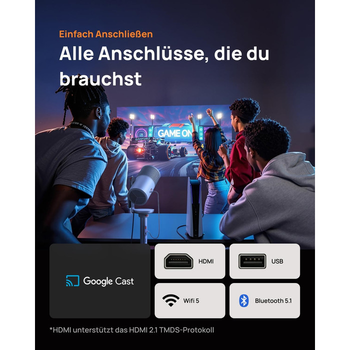 XGIMI MoGo 4 Laser: Портативний проектор з Google TV, Harman Kardon, 550 ANSI лм, до 2.5 год роботи