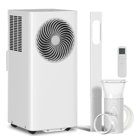 Мобільний кондиціонер 9000 BTU, 4-в-1: охолодження, осушувач повітря (40 л/доба), вентилятор та нічний режим