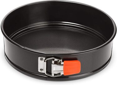 Форма для випічки LE CREUSET, діаметр 26 см, з антипригарним покриттям, з вуглецевої сталі, для випічки кисленького тіста, сірий/помаранчевий