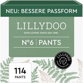 Підгузки-трусики LILLYDOO Baby Pants розмір 6 (13+ кг), місячний запас, 114 шт.