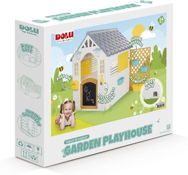 Дитячий ігровий будиночок DOLU Garten - для вулиці, пластиковий, міцний