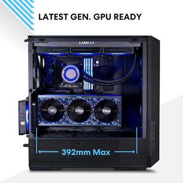 Ігровий корпус Lian Li LANCOOL 216 білий, E-ATX, з підсвіткою RGB, 2x160 мм вентилятори, Midi Tower