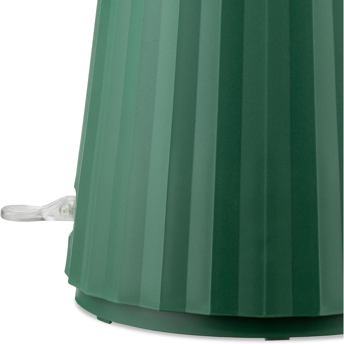 Електричний чайник Alessi Plissé MDL06 GR, 1.7 л, зелений, з термопластичного матеріалу, 2400 Вт, європейський стандарт