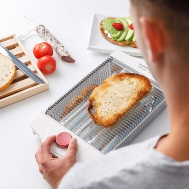 Тостер Taurus My Toast з довгим і широким отвором, пластик, багатокольоровий, 3 плоскі нагрівальні елементи
