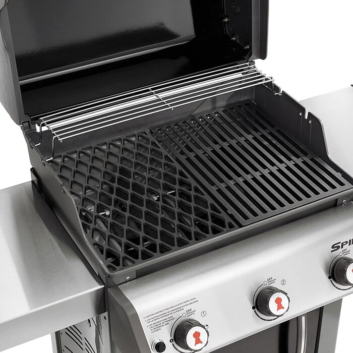 Чавунна решітка для гриля Onlyfire 44 см для газових грилів Weber Spirit 300, 700, Genesis Silver B/C, Spirit E/S 310/320/330, SP320 (2007-2017), заміна Weber 7638, 7639