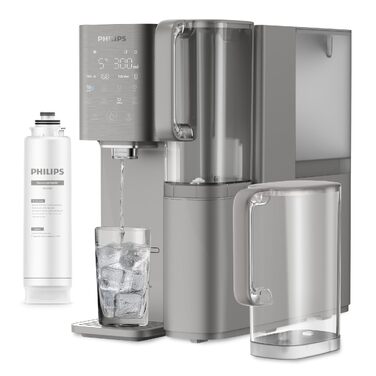 Фільтр для води зворотного осмосу Philips ADD6921DG/10 з охолодженням та підігрівом - видаляє до 110 забруднень, термін служби фільтра 1 рік