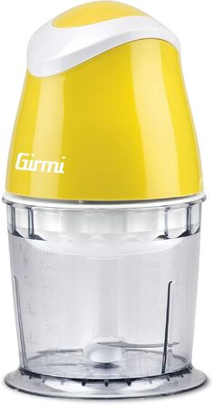 Подрібнювач Girmi TR01, 350 Вт, нержавіюча сталь, імпульсний режим, 500 мл, білий/жовтий