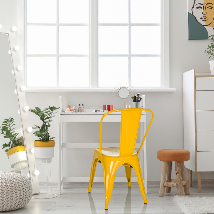 Офісне крісло VANTAGGIO COMFORT, металік жовтий