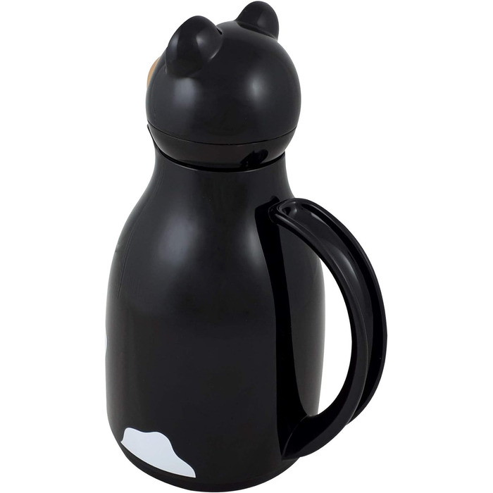 Термос-графін Helios Thermo-Cow, пластик, 1 л, чорний