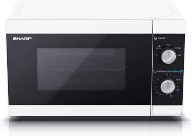 Мікрохвильова піч SHARP MS01EW 800Вт, 5 режимів, функція розморожування, біла