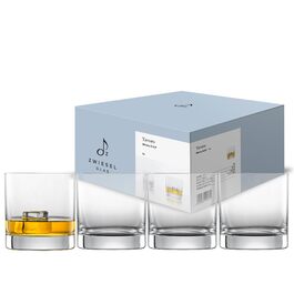 Склянки для віскі Zwiesel Glas Tavoro, 0,4 л (набір 4 шт.), сучасний Tumbler, скло Tritan, Made in Germany