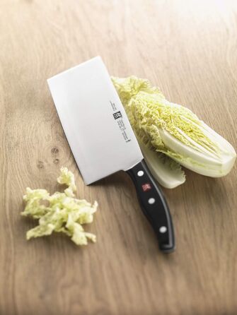 Китайський ніж для овочів ZWILLING TWIN Pollux, 18 см, нержавіюча сталь, ергономічна ручка, чорний