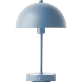 LED настільна лампа Mokebo® 'Leuchtturm' – бездротова, диммерна, з USB-C, ретро, металева, тепле світло, тауп (сіро-бежевий)