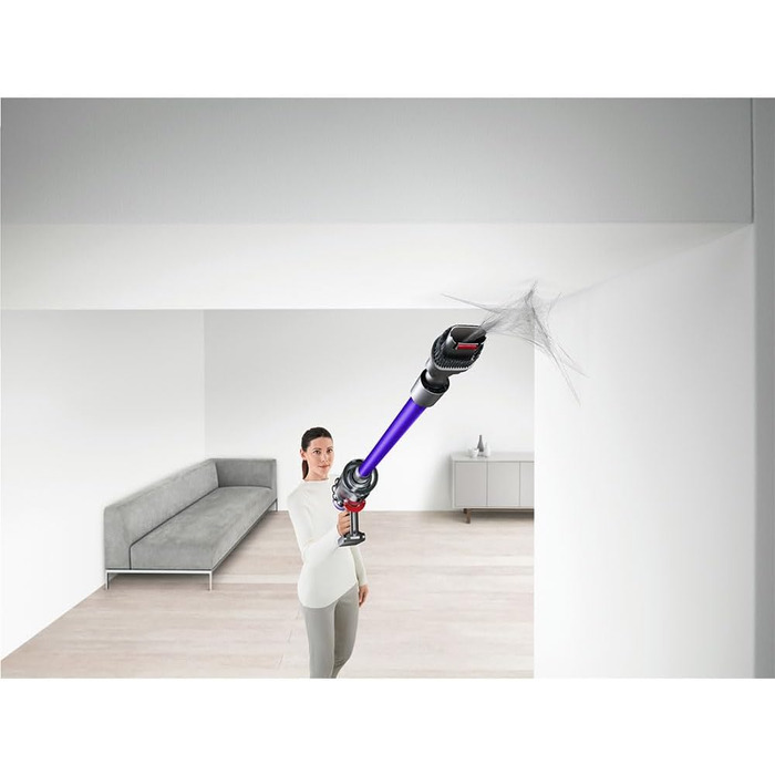 Бездротовий пилосос Dyson V11 Advanced: 200 Airwatt, 60 хвилин роботи, технологія видалення шерсті, для підлоги та рук (Nickel/Violett)