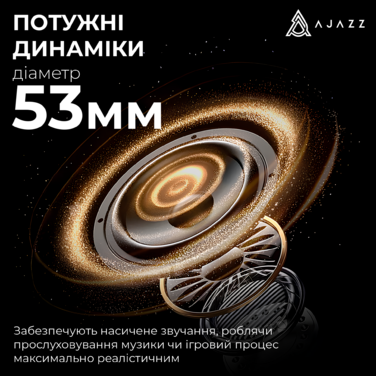 Бездротова ігрова гарнітура Ajazz AHM08 MAX Gray White (AHM08-MAX-GW)