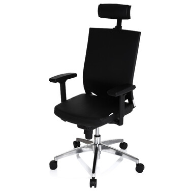Офісне крісло / Крісло керівника PORTO MAX HIGH Leather Black HJH OFFICE